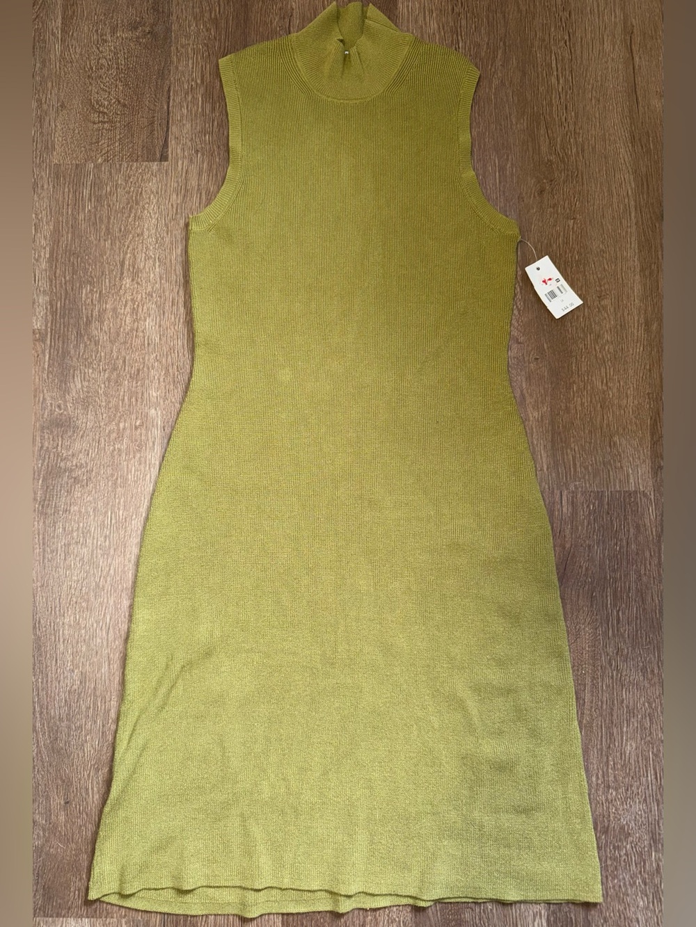 Ophelia Roe Sweater Dress Mock Neck Green 1X